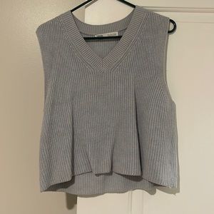 Zara cropped sweater vest size small